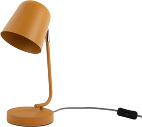 Метална настолна лампа в цвят жълта охра (височина 38,5 cm) Encantar – Leitmotiv