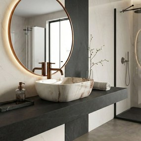 Умивалник за плот Rea Belinda Marrone Shiny