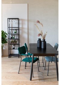 Черна метална стойка за вино за 20 бутилки, 48x180 cm Cantor - Zuiver