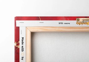 Картина на платно – Червен мрамор