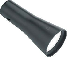 Матово черно метална LED настолна лампа (височина 36 cm) Maxi – Reality