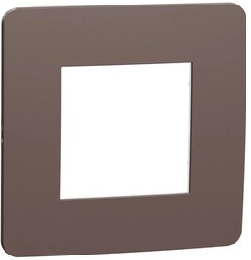 SE Лицева рамка 1х цвят Шоколад / Антрацит Unica Studio Color /до изчерпване/ - NU280217