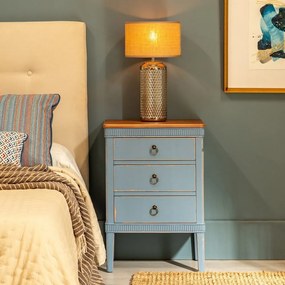 Синьо нощно шкафче Shabby – Ixia