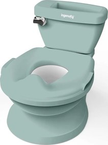 Ingenuity - Детска тоалетна MY SIZE със звук, зелена, 2xAAA