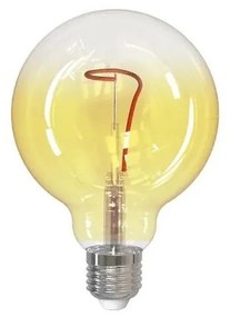 LED Крушка FILAMENT SHAPE G95 E27/4W/230V 1800K жълт