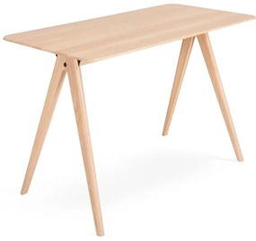 Работна маса от масивен дъб 60x120 cm Ava – Gazzda