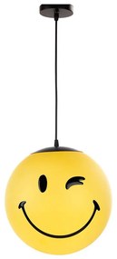 ONLI - Детски полилей на кабел SMILEY 1xE27/15W/230V жълт