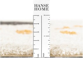 Кремав памучен детски килим подходящ за пране/ръчно изработен 120x137 cm Snuggle Nienchen – Hanse Home
