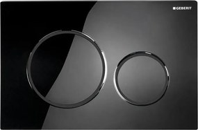Geberit 115.882.DW.1 - Бутон за промиване Sigma20 24,6x16,4 cm черен