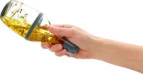 Бутилка за дресинг Lekue 1009489, 200 мл, Ø7.2x19.1 см, Стъкло, +4°C / +80°C, Сив
