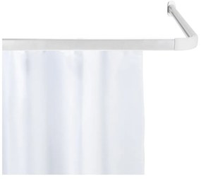 Бял прът за душ завеса Era – Wenko