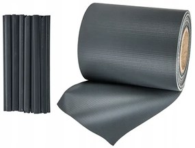 Екранираща лента за ограда с размери 19 cm x 35 m - GRAFIT 1бр.