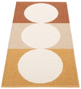 Килим за открито и закрито в цвят жълта охра и крем 70x140 cm Otto Harvest – Pappelina