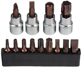 Комплект от 163бр. 1/2", 1/4", 3/8" гаечни ключове CrV Professional