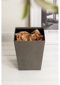 Сиво кошче за боклук Sofia Canvas Paper Laminate – Bigso