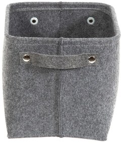 Кошница от филц, сива, 29 x 24 cm - Compactor