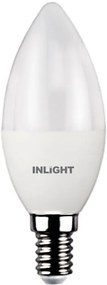 Лампа LED InLight E14 C37 8W 6500K