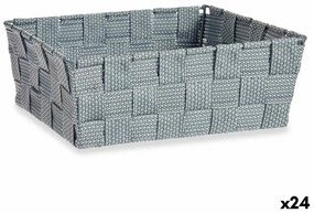 Многофункционална Кошница Сив Плат 2,4 L 20 x 8 x 24 cm (24 броя)