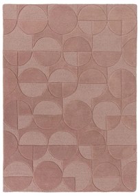 Розов вълнен килим , 120 x 170 cm Gigi - Flair Rugs