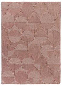 Розов вълнен килим Gigi, 200 x 290 cm - Flair Rugs