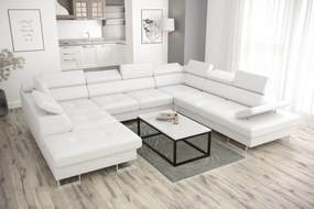 Ъглов диван Gelito Max I LTHR-Leuko-Right