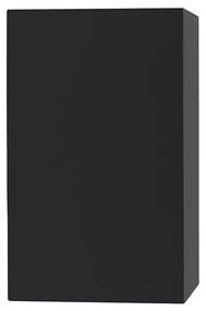 Комплект от 4 модерни стенни лампи черни 2-светлина IP44 - Baleno