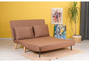 Кафяв разтегателен диван 120 cm Folde - Artie