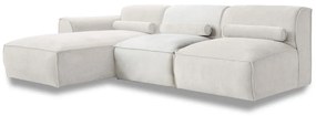Бял ъглов диван (ляв ъгъл) Flex Felix – Miuform