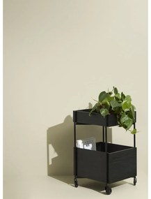 Количка от ясенова дървесина на колела 42x37 cm Fresh - Hübsch