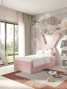 Детско Тапицирано легло Bunny Light-Roz-Aristera