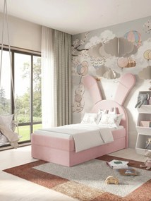 Детско Тапицирано легло Bunny Light-Roz-Aristera
