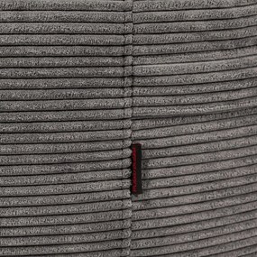 Пуф от рипсено кадифе в цвят горчица Roll 135 – SLOWDOWN