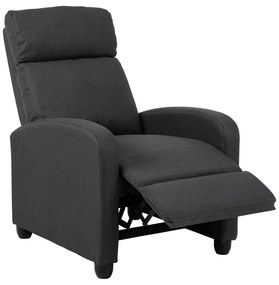 Антрацитно релаксиращо кресло Siom – Actona