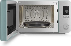 Комбинирана микровълнова фурна с горещ въздух SMEG Collezione MOC02EGMEU, 900W, 27 л, 25 програми, Плавно затваряне, Индивидуални настройки, Зелен