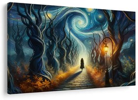 Картина на платно – Път към звездната нощ