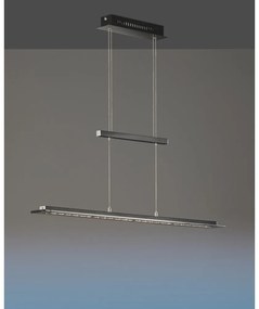 Черно метално LED затъмняващо се висящо осветително тяло Tenso – Fischer &amp; Honsel