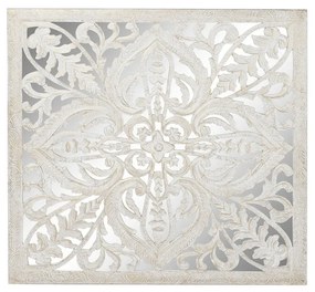 Декорация за стена DKD Home Decor Огледало Дървен MDF (121.5 x 3 x 121.5 cm)