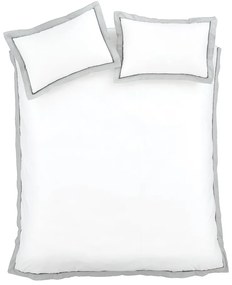 Бяло двойно памучно спално бельо 200x200 cm Mayfair – Bianca