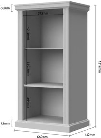 Витрина ниска Tahoma 2D-Anthraki