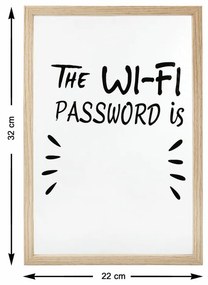 Бяла дъска The WIFI Password