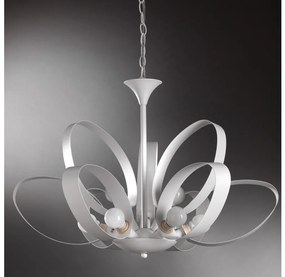 ONLI - Пендел SERENA 9xE14/6W/230V бял