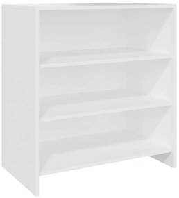 809755 vidaXL Бюфет, бял, 70x40,5x75 см, инженерно дърво