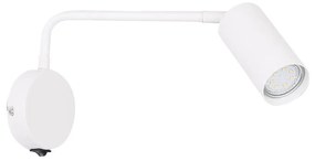 Бяла метална стенна лампа Tina - Candellux Lighting