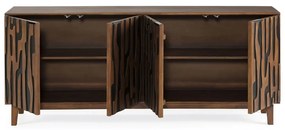 Кафяв скрин от масивно манго 190x80x40 cm Kantu – MOME