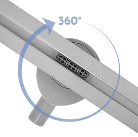 Линеен сифон Rea FILO Nickel Brush 80