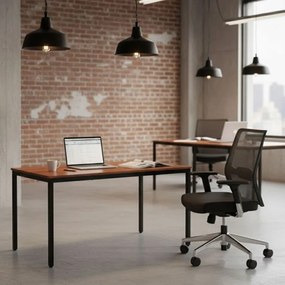 Кухненска маса кафява 120 x 60 cm - универсална маса за 4-5 души