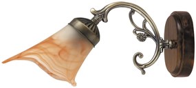 RABALUX Рустик 3 7091, аплик, бронз+орех, 1х40W - 7091