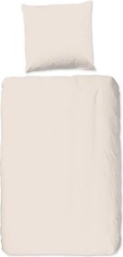 Бежово памучно единично спално бельо versal, 140 x 220 cm Uni - Good Morning