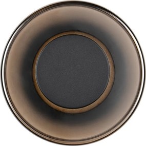 Матово черно LED затъмняваща се стенна лампа ø 22 cm Celeste – Trio