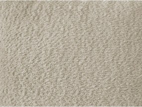 Бежов сгъваем/с място за съхранение ъглов диван от прежда с примки от букле (десен ъгъл) Montaigne – Bobochic Paris